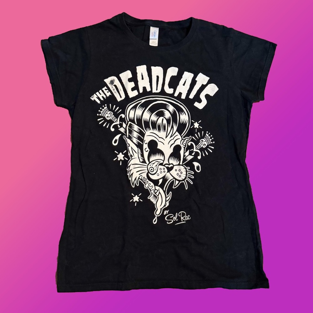 The Deadcats Black Graphic T-Shirt